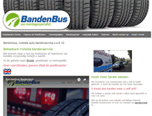 Tablet Screenshot of bandenbus.nl